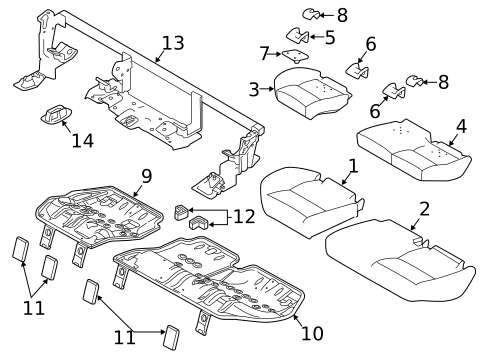 Second Row Seats for 2018 Land Rover Discovery Sport #5