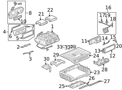 Battery for 2000 Honda Insight #0