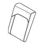 52205A549B1 - Body: Seat Back Cover for BMW Image