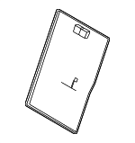 52205A56401 - Body: Seat Back Panel for BMW Image