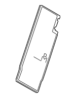 52205A563F8 - Body: Seat Back Panel for BMW Image
