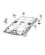 6XR58HL1AA - Interior Trim: Headliner for Mopar Image