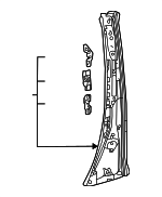6130608030 - Body: Inner Center Pillar for Toyota: Sienna Image