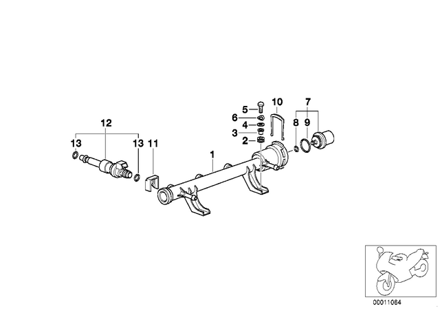 13531465107 - : Fuel Pressure Regulator - 3.5 Bar for BMW-Motorrad Image