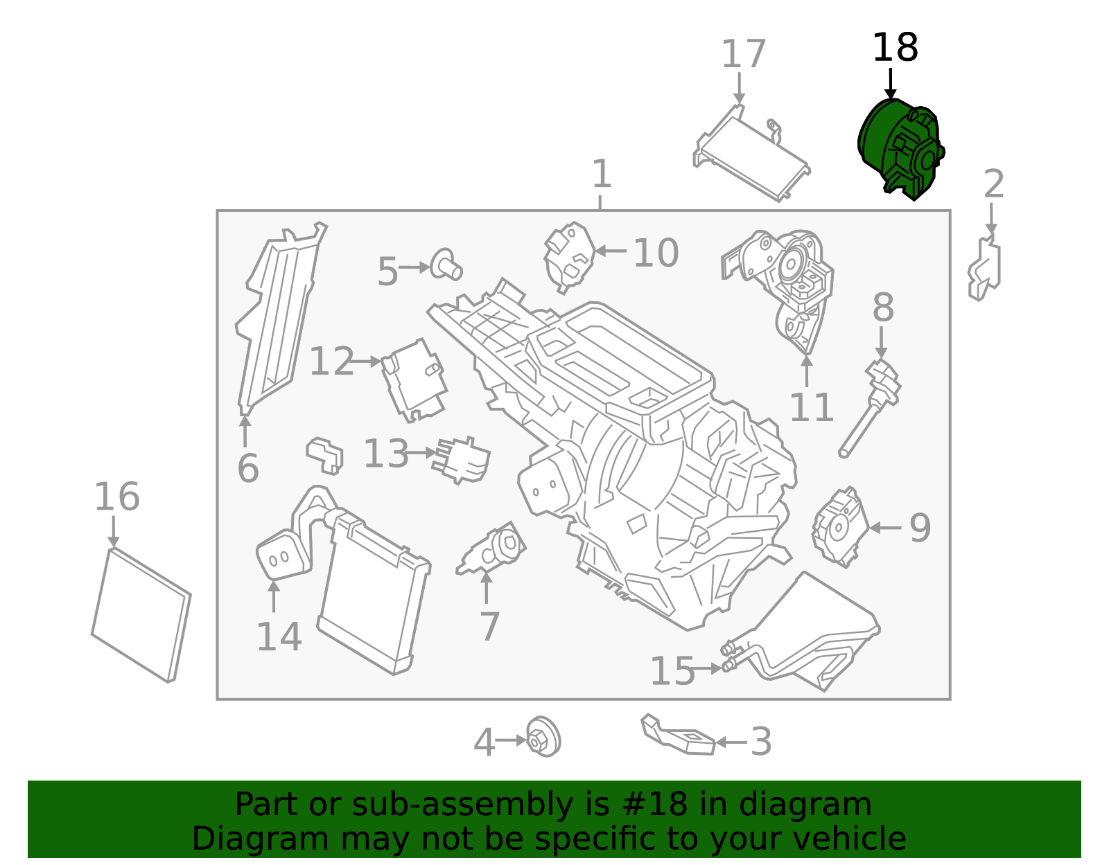 AV1Z-19805-C - Blower Motor 2011-2022 Ford | Ford OEM Parts Direct