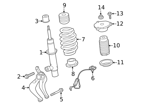 Struts & Components for 2019 Volvo XC90 #7