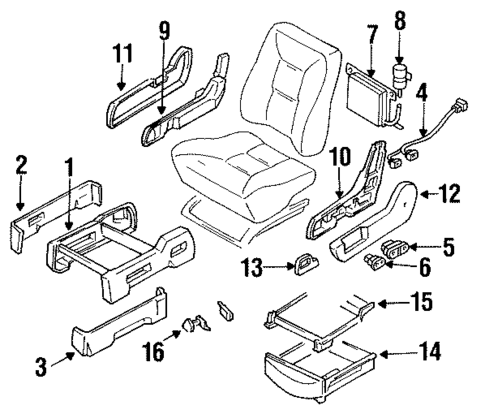 Lumbar Control Seats for 1994 Nissan Quest #0