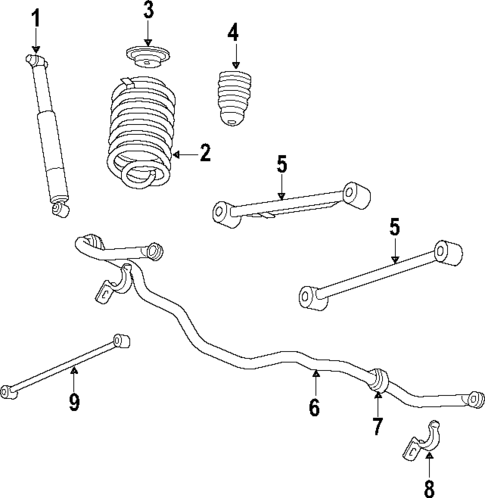 Rear Axle for 2006 Isuzu Ascender #0