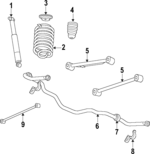 8151161120 - Suspension: Trailing Arm for Isuzu Image
