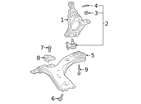 Suspension Components for 2019 Toyota Avalon #1