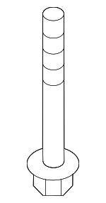 90119A0459 - Suspension: Lower Control Arm Rear Bolt for Toyota Image