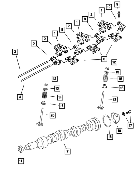 Camshafts & Valves for 2001 Chrysler Concorde #0