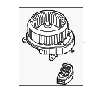 LR131031 - HVAC: Blower Motor for Land Rover: Defender 110, Defender 130, Defender 90, Discovery Image