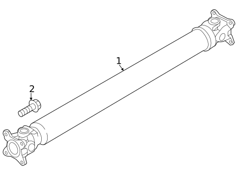 Drive Shaft for 2023 Genesis G90 #1