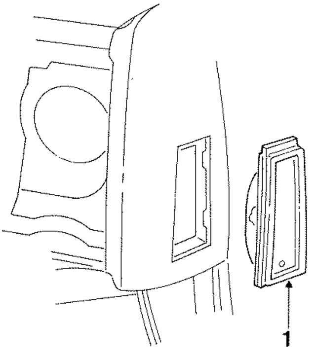 D9AZ15A201E - Electrical: Side Marker Lamp for Ford: LTD, LTD Crown Victoria Image