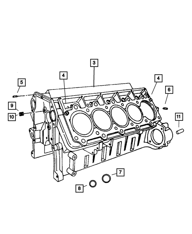 5245055 - Engine 8.3L Ten Cylinder [EWC]: Front Cover Dowel for Mopar Image