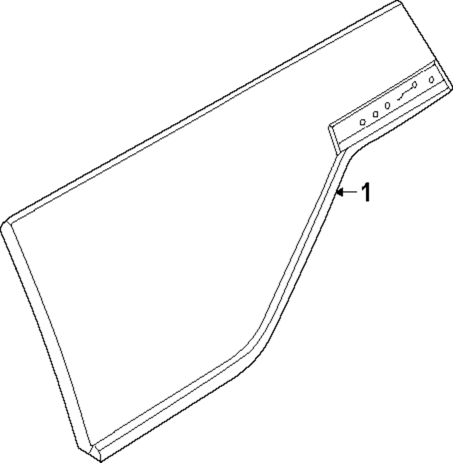 833007KA0C - : Quarter Glass for Nissan: Armada Image