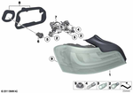 63217273429 - : Tail Light Left for BMW Image