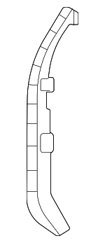 LR131928 - Body: Pillar Trim for Land Rover: Defender 110, Defender 130, Defender 90 Image