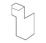 866352V110 - Body: Lower Bracket for Hyundai: Veloster Image