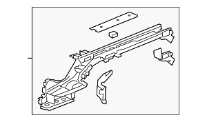 23450482 - : Part# 23450482 Passenger Side Underbody Rear Side Rail for Cadillac: XTS | Chevrolet: Impala Image