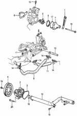 19508PB3000 - : Hose, Bypass Outlet for Honda Image