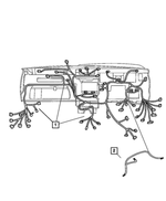 68038960AA - Electrical: Steering Wheel Wiring for Mopar Image