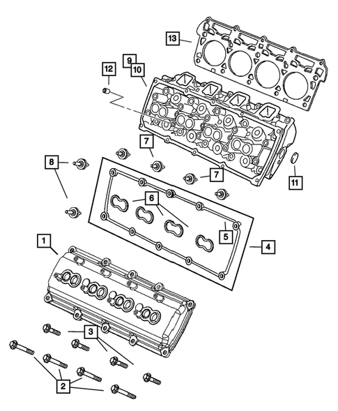 Cylinder Head for 2007 Dodge Charger #0