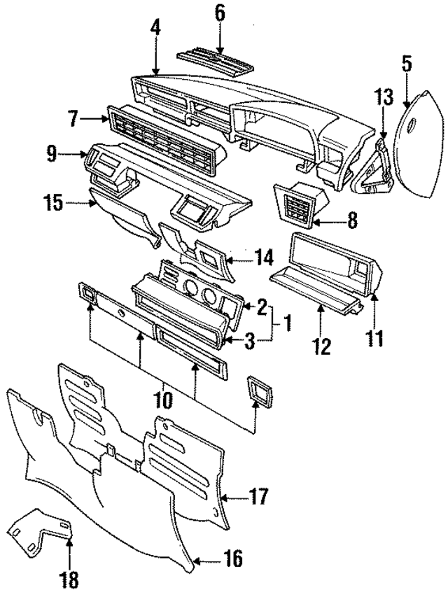 DBC4839E - Body: Gauge Cluster for Jaguar Image