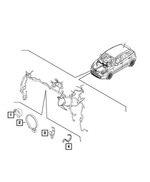 68073117AA - Electrical: Sensor Clip for Mopar Image