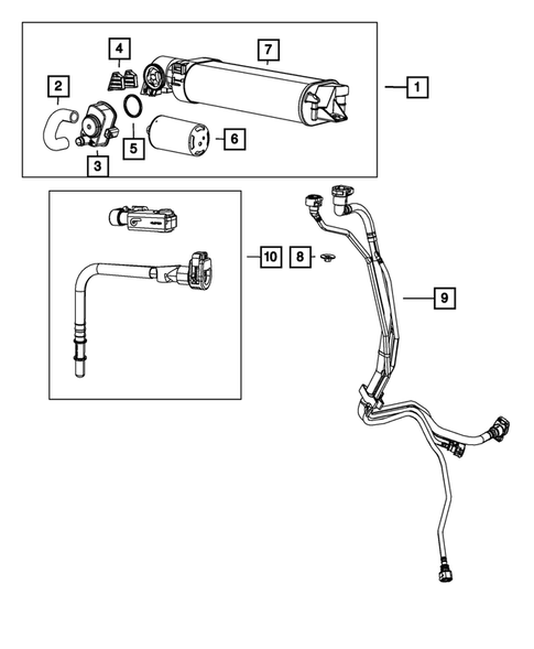Vacuum Canister/Leak Detection Pump for 2021 Dodge Charger #1