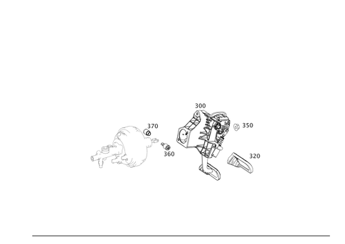 Pedal Assembly with Bearing for 2014 Mercedes-Benz E400 #0