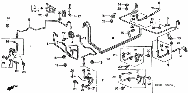 Brake Lines for 1997 Honda Civic #0