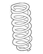 4823147040 - Suspension: 2001-2003 Toyota Prius - Coil Spring for Toyota: Prius Image