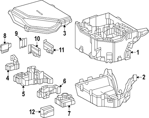 Fuse & Relay for 2025 Lexus RZ450e #0