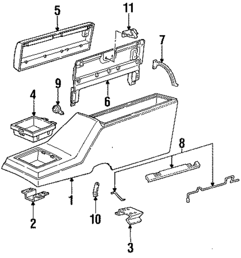 Center for 1992 Chevrolet S10 #0