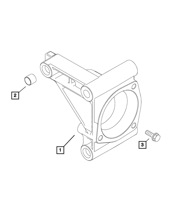 68285333AA - Front Wheel Drive; Diff and Drive Line: Dowel for Mopar Image