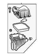 85620297 - : Air Filter And Housing Assembly for Cadillac: Escalade, Escalade ESV Image