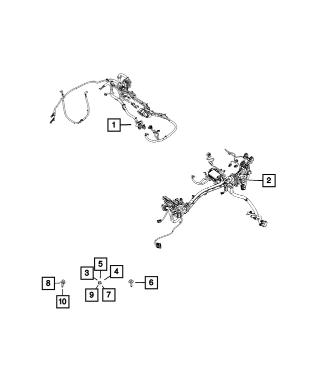 68410985AD - : Dash Left Wiring for Mopar Image