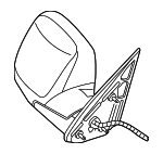 19120037 - Body: Mirror Assembly for Cadillac: Escalade, Escalade ESV | Chevrolet: Avalanche 1500, Avalanche 2500, Silverado 1500, Silverado 1500 HD, Silverado 2500, Silverado 2500 HD, Silverado 3500, Suburban 1500, Suburban 2500, Tahoe | GMC: Sierra 1500, Sierra 1500 HD, Sierra 2500, Sierra 2500 HD, Sierra 3500, Yukon, Yukon XL 1500, Yukon XL 2500 Image