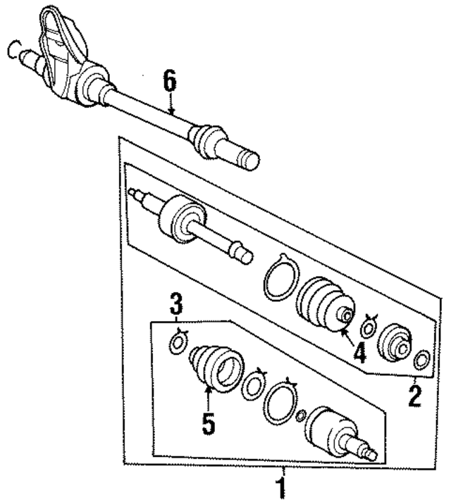 K24A25500 - : Axle Assembly for Kia Image