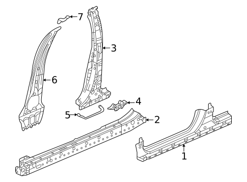 Center Pillar for 2025 Acura Integra #0