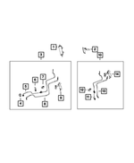 68385222AA - Emission Controls: Vapor Tube for Jeep: Gladiator, Grand Wagoneer, Wagoneer, Wrangler Image