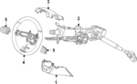 773603W0A01ZA - Steering: Lower Shroud for Honda: HR-V Image