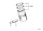 11251310781 - Engine: Repair Kit Piston Rings for BMW Image