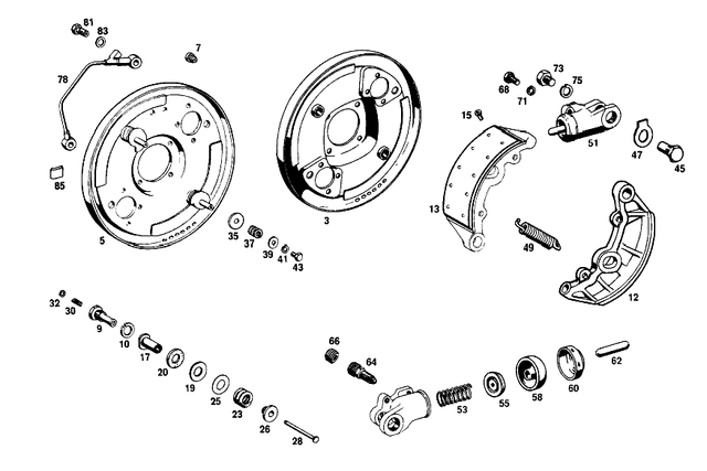 123420852864 - : Line for Mercedes-Benz: 190C, 190DC, 220b, 220Sb, 250S, 250SE, 380SEC, 450SE Image