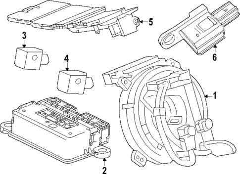 Air Bag Components for 2025 Cadillac OPTIQ #1