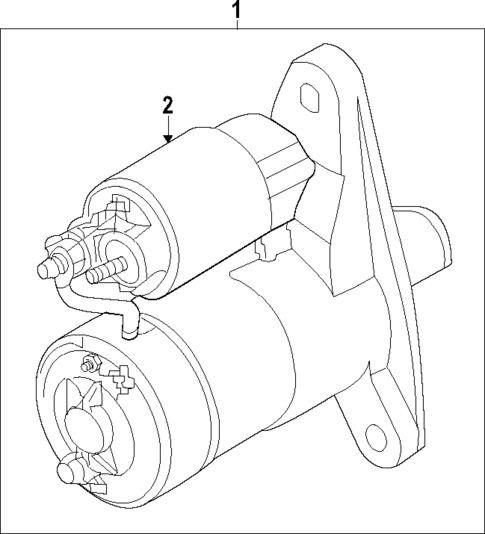 Starter for 2017 Nissan NV200 #1