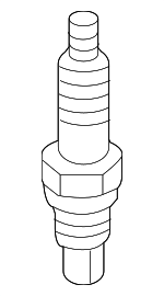 6K905601D - Electrical: Spark Plug for Volkswagen: Beetle, Golf, Golf Alltrack, Golf SportWagen, GTI, Jetta, Passat Image