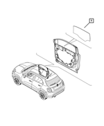 68285381AA - Glass: Front Door Glass, Left for Mopar Image